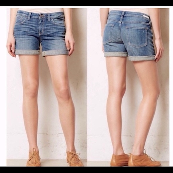 Pilcro Stet Cuffed Denim Shorts Size 27 - Picture 4 of 4